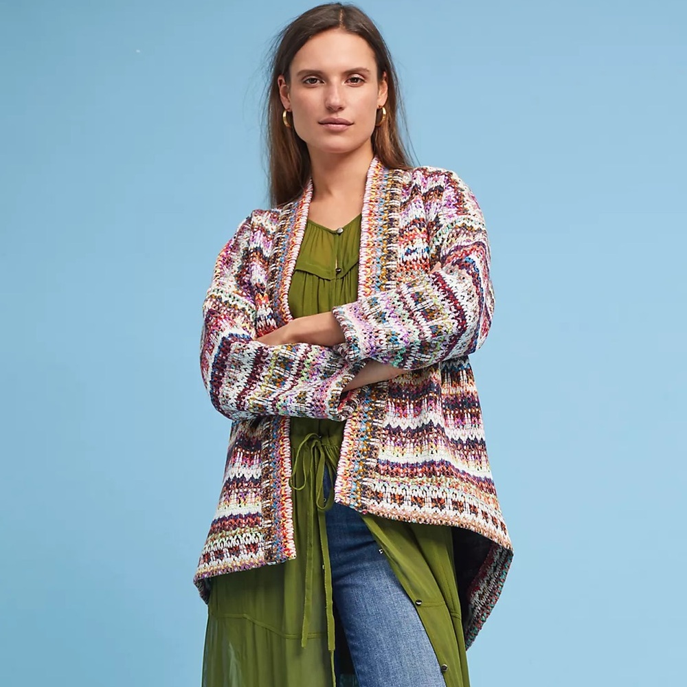 Absolutely Beautiful ANTHROPOLOGIE DRA “Yoko” Kimono Cardigan, Size Medium